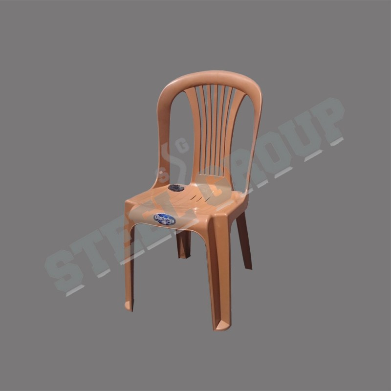 STL - 075 | Gardenbee Brown Plastic Chair
