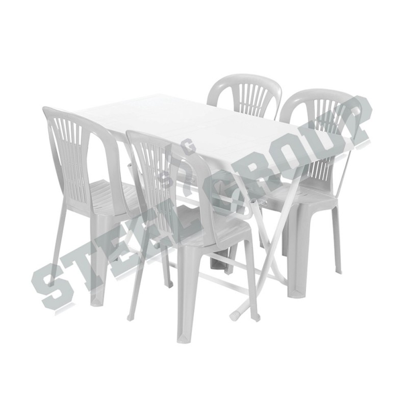 STL - 070 | Plastic Chair & Tables Set